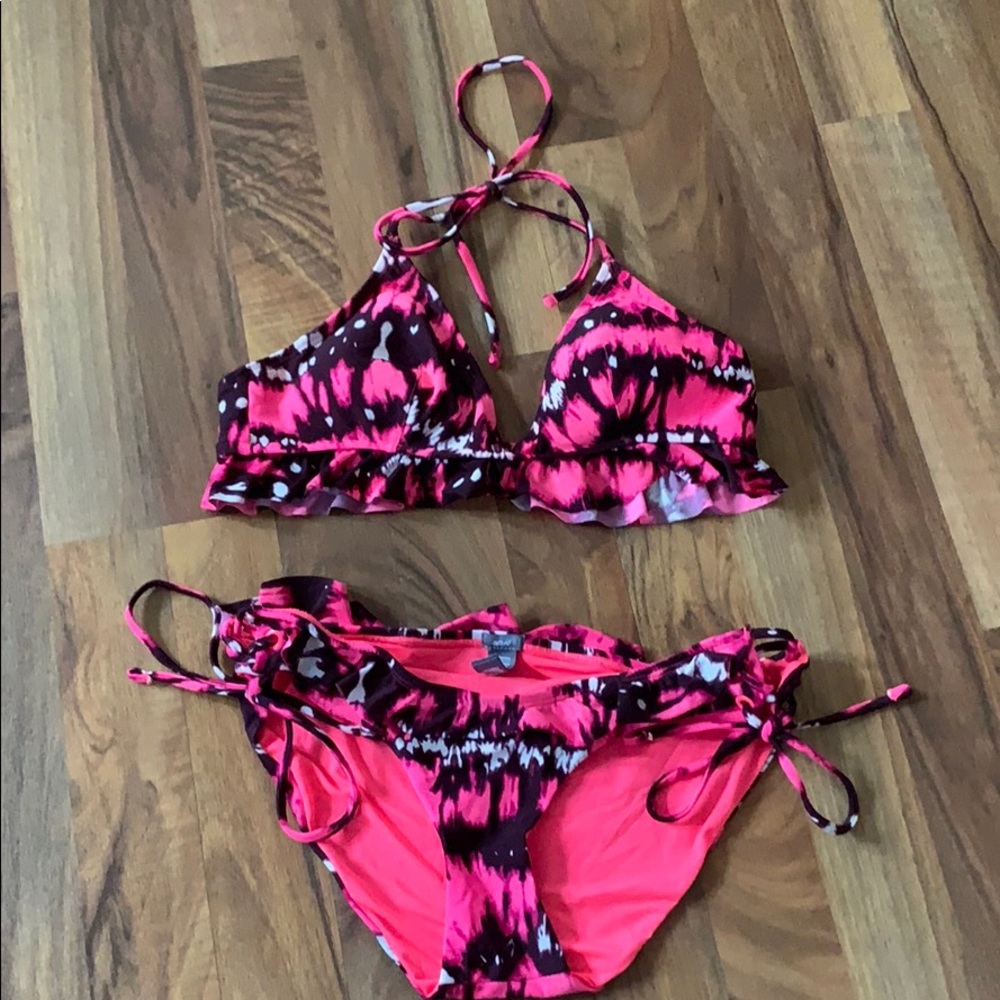Aerie pink bikini